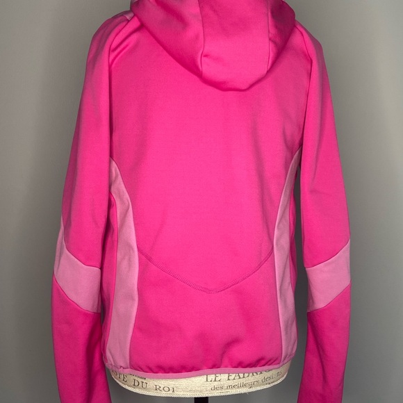 Nike M Therma Fit Pink Hooded Zip Up Jacket Lightweight Athletic Sports Gym - Picture 6 of 11